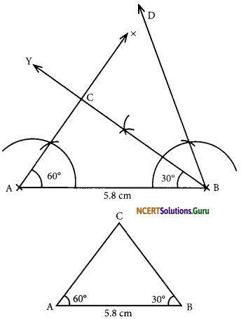 NCERT Solutions for Class 7 Maths Chapter 10 Practical Geometry Ex 10.4 ...