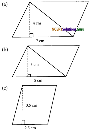 NCERT Solutions for Class 7 Maths Chapter 11 Perimeter and Area Ex 11.2 ...